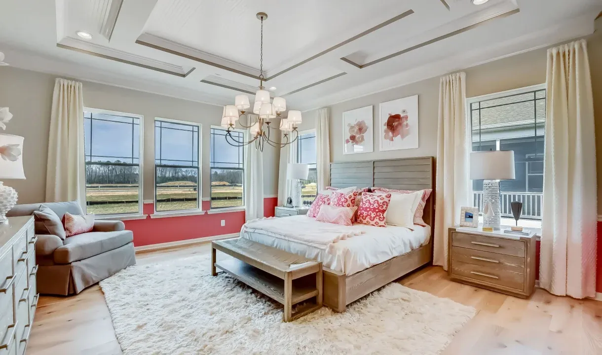 Owner's suite with tray ceiling