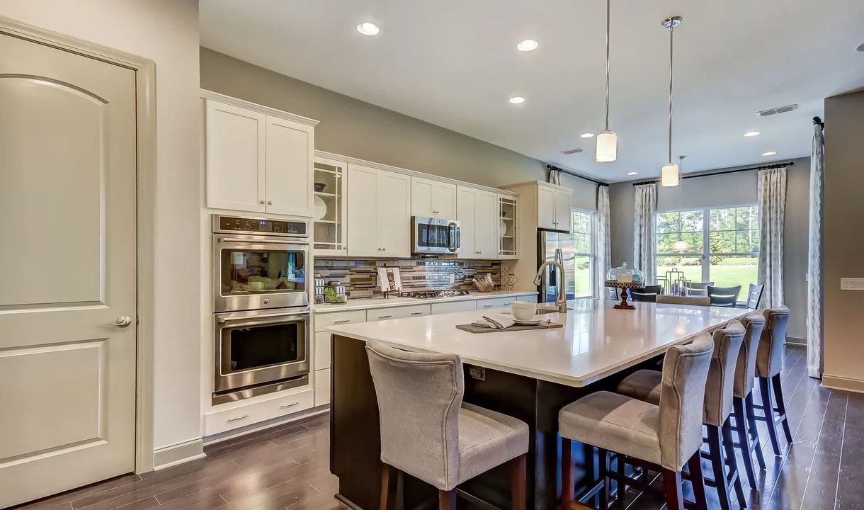 Kitchen with island