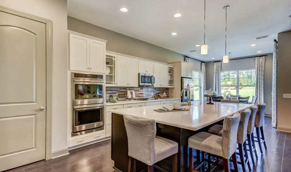 Kitchen with island
