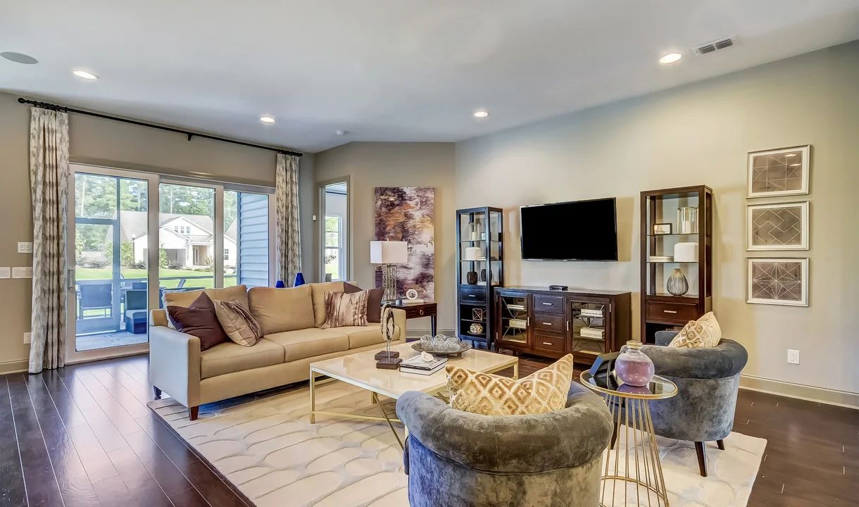 Slider to patio in great room
