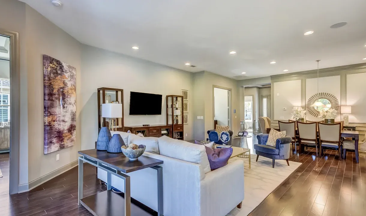 Recessed lighting in great room