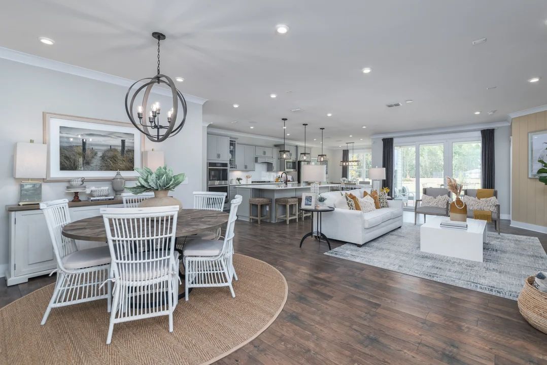 Open concept floorplan