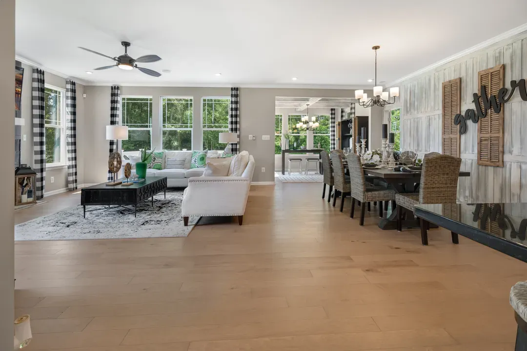 Open concept floorplan