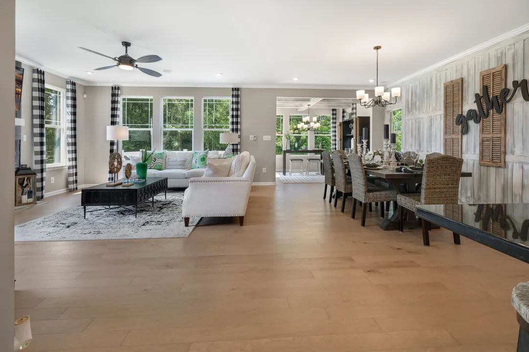 Open concept floorplan