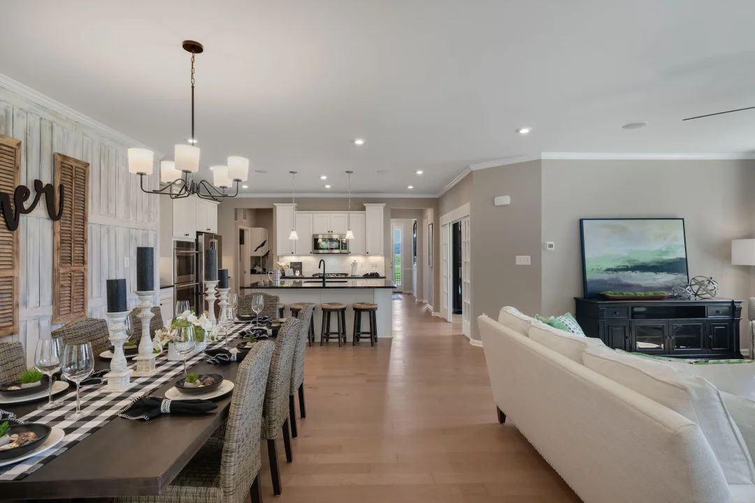 Open concept floorplan