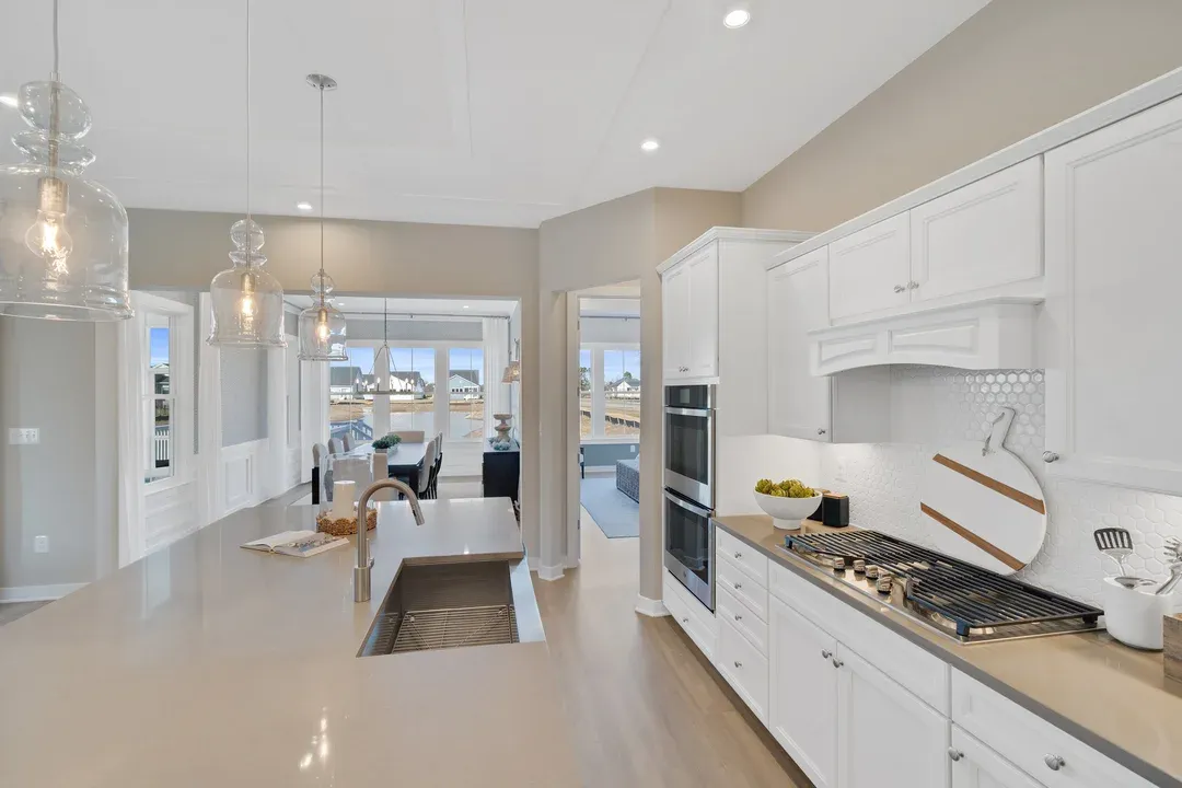 Kitchen with center island