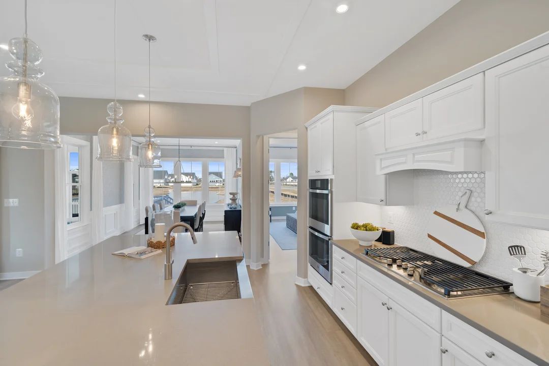 Kitchen with center island
