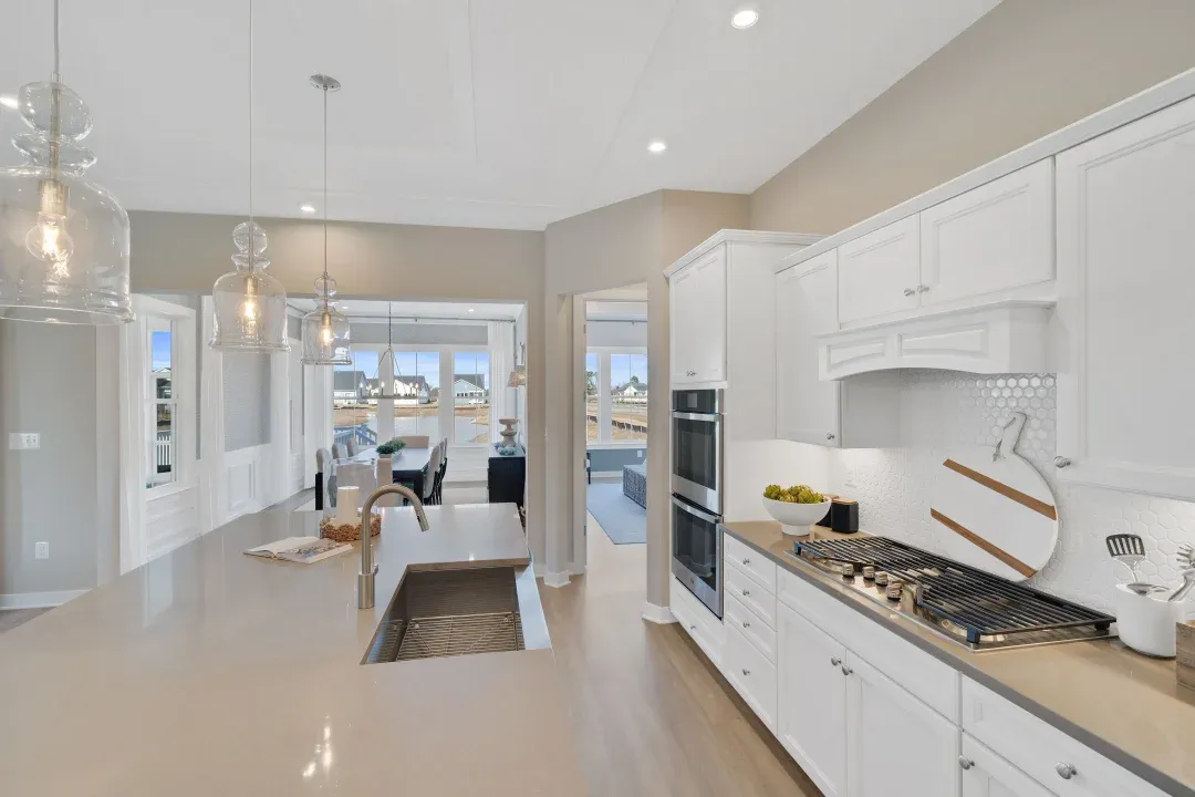 Kitchen with center island