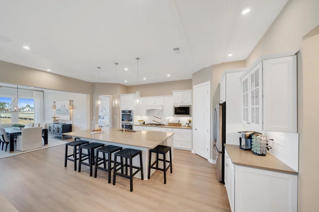 Kitchen with center island