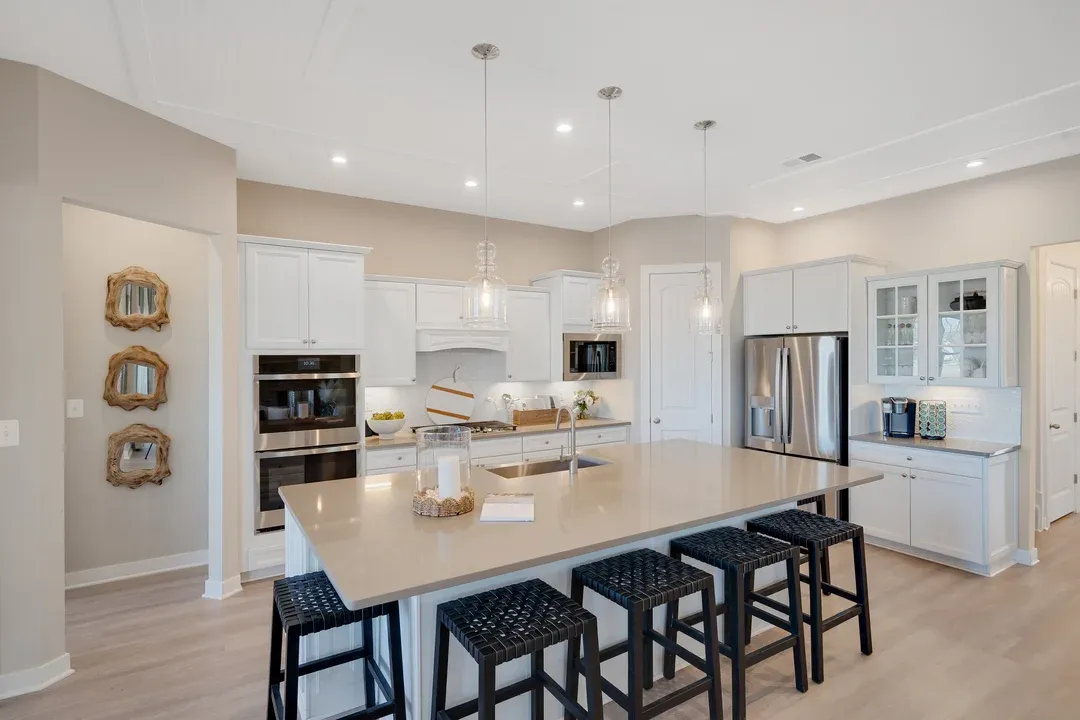 Kitchen with center island