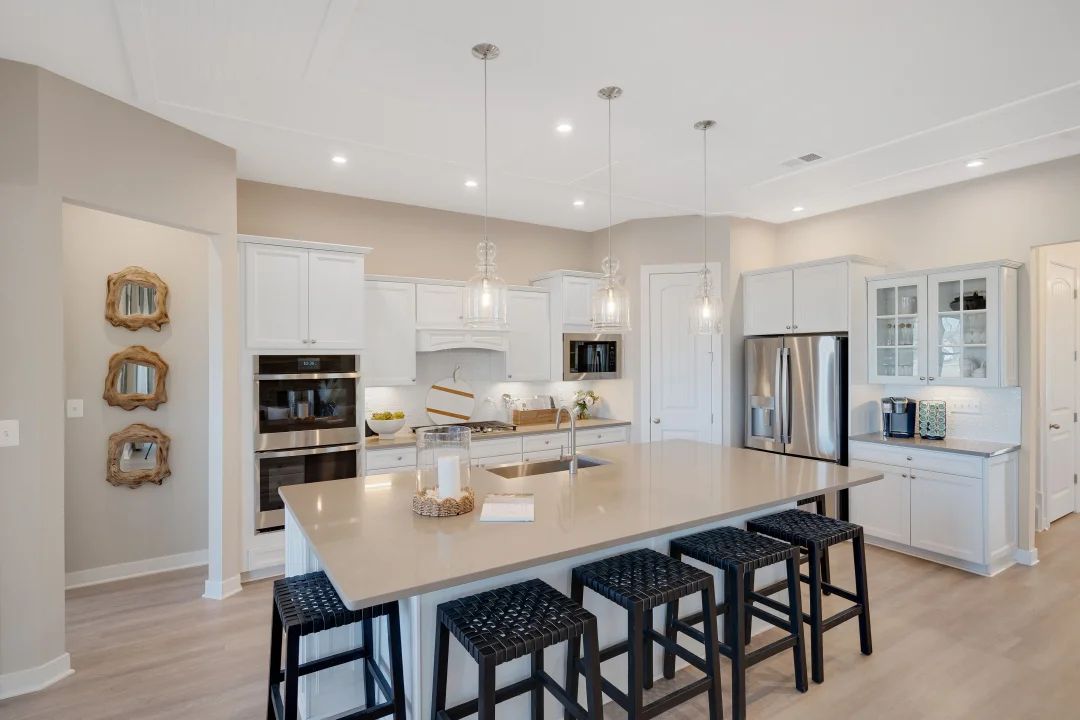 Kitchen with center island
