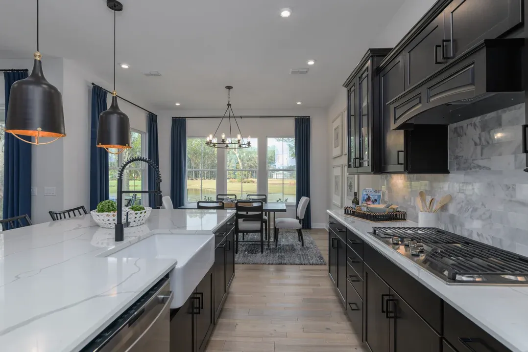 Kitchen featuring Farmhouse sink