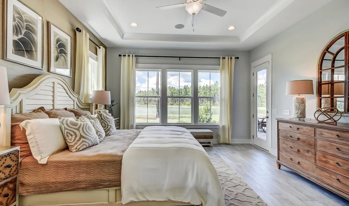 Owner's suite with tray ceiling