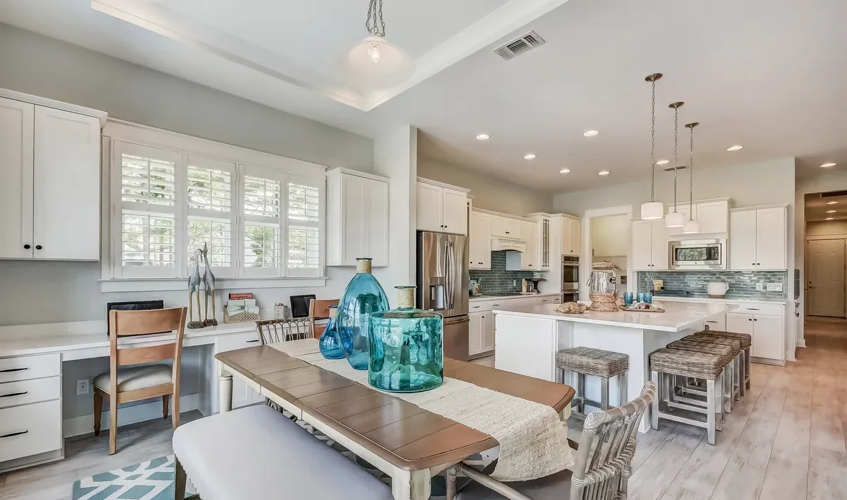 Dining area near kitchen