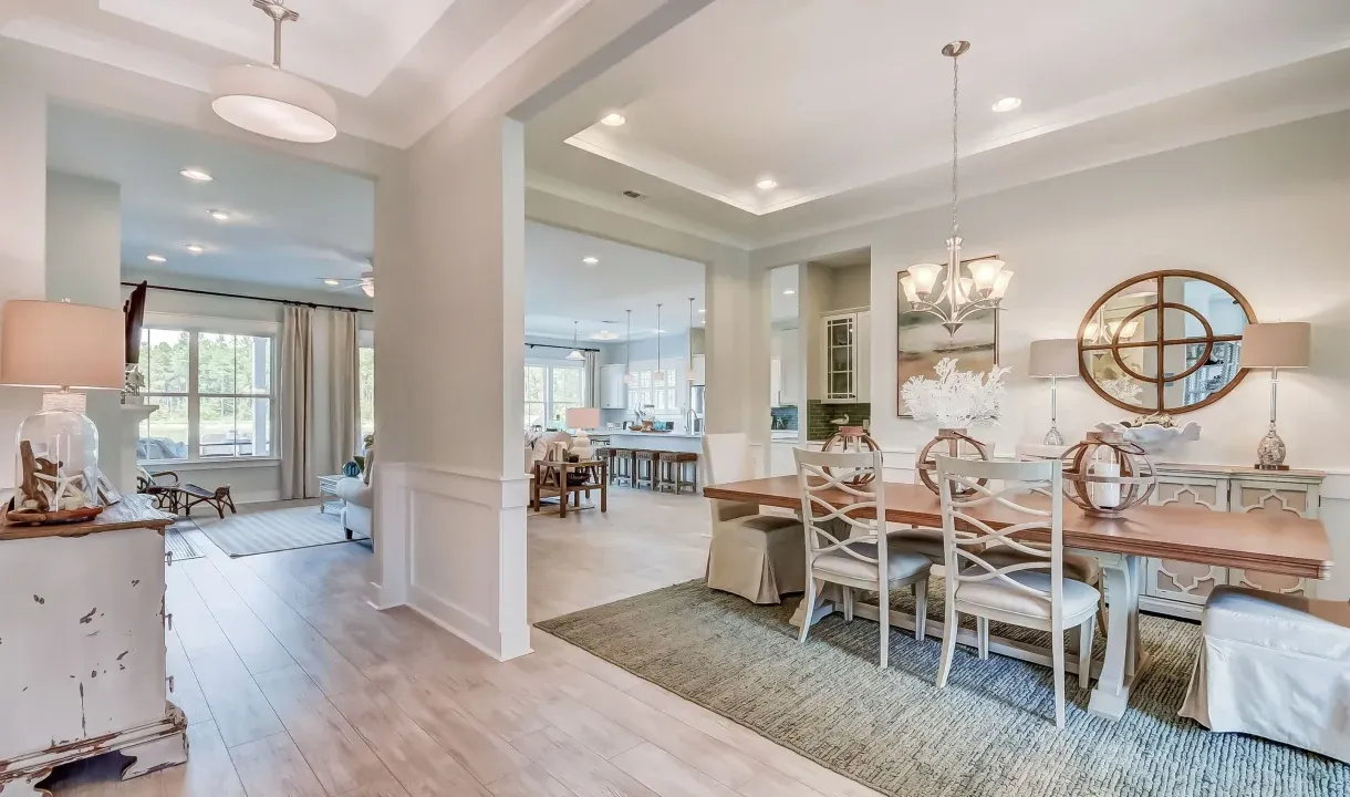 Dining room off foyer