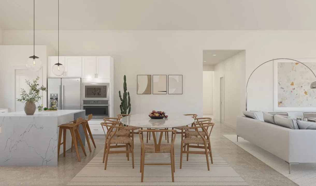 Cozy dining area