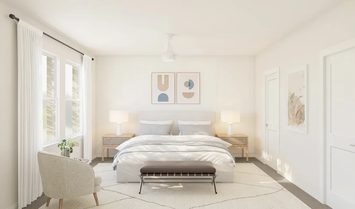 Primary suite with private bath