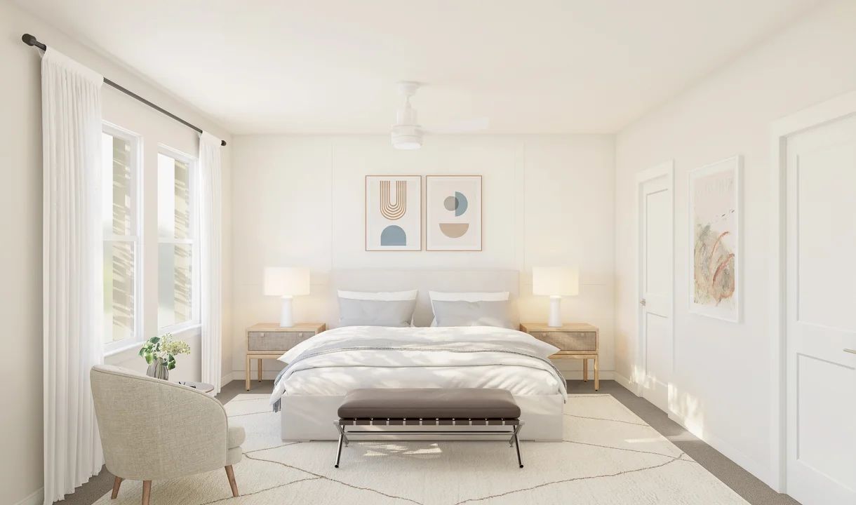 Primary suite with private bath