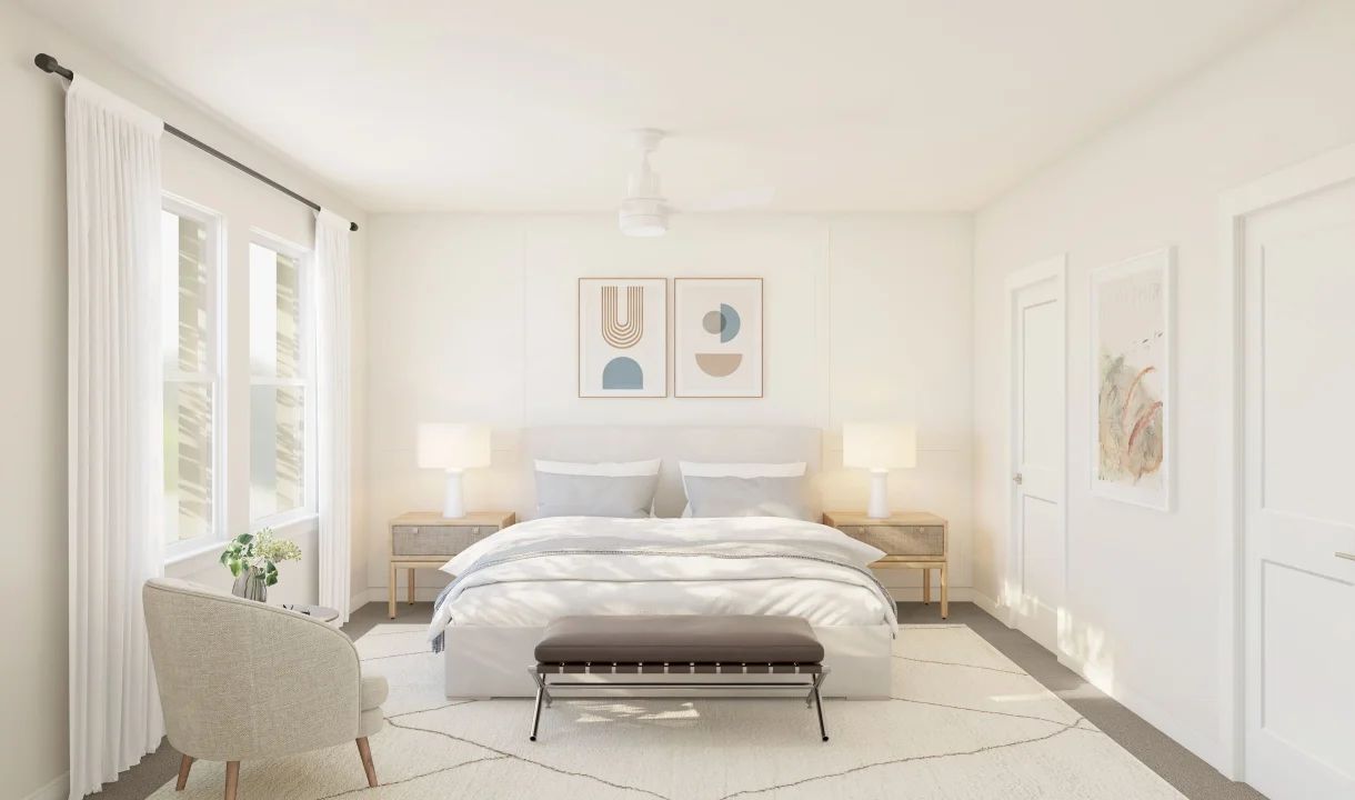 Primary suite with private bath