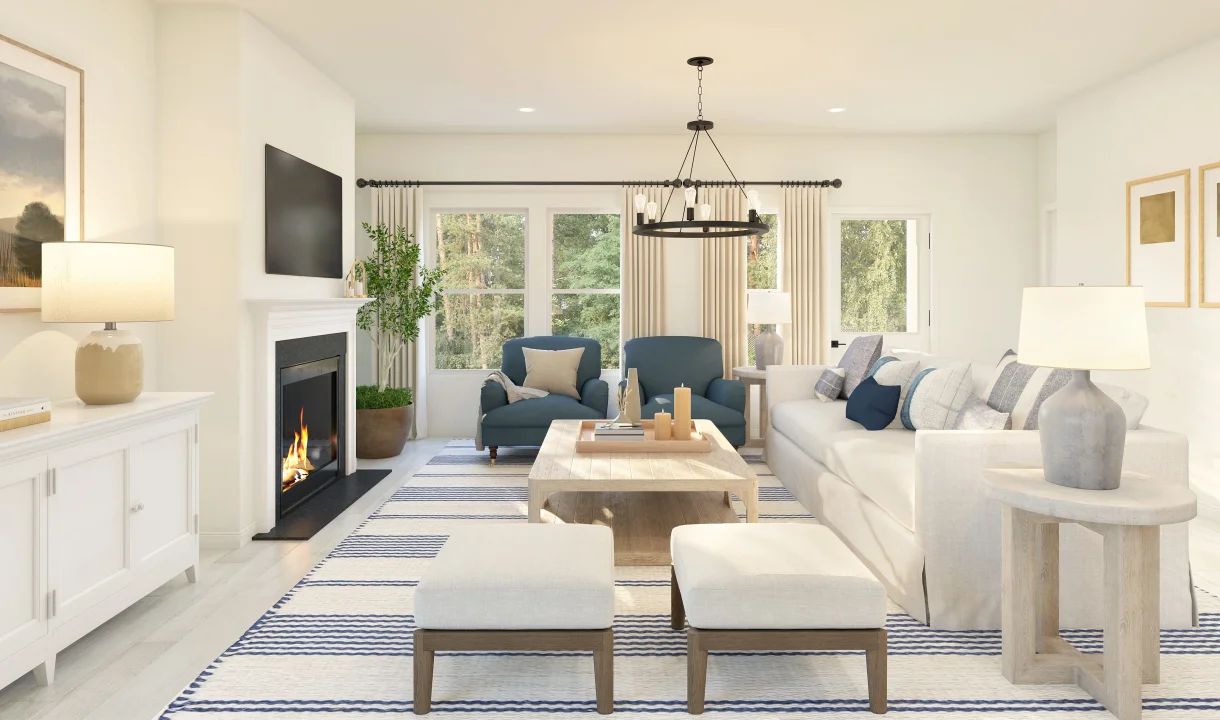 Great Room with optional fireplace