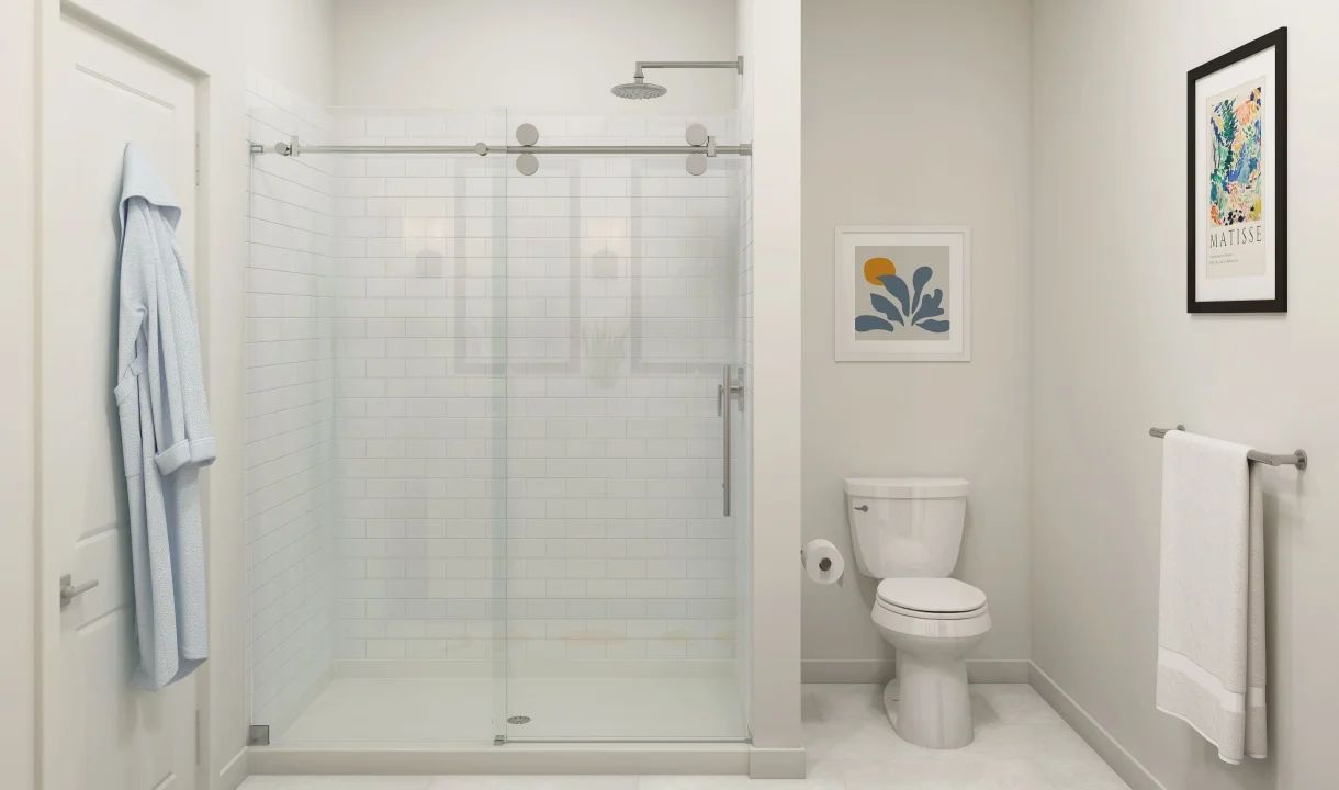 Primary bath shower
