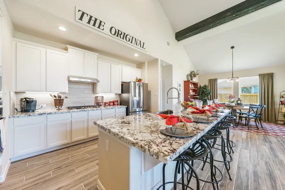 Kitchen with center island