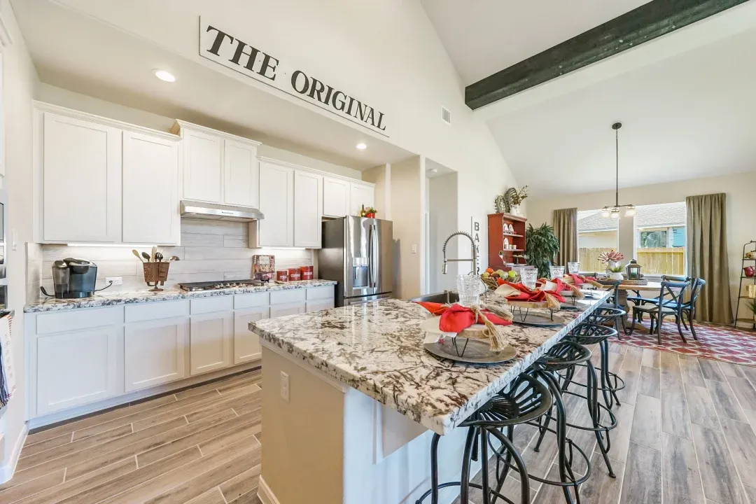 Kitchen with center island