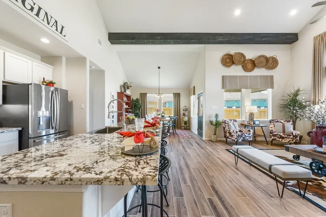Kitchen with center island