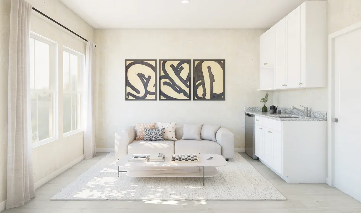 Extra Suite Plus Living Room - Artist Rendering