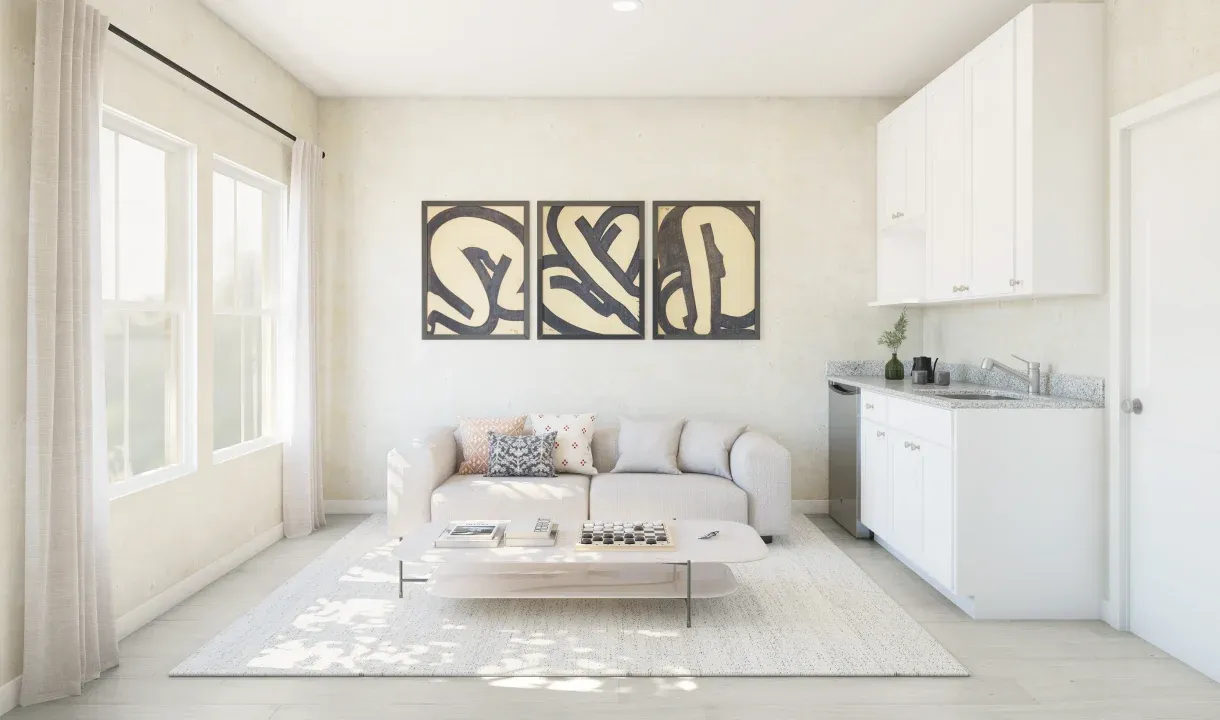 Extra Suite Plus Living Room - Artist Rendering