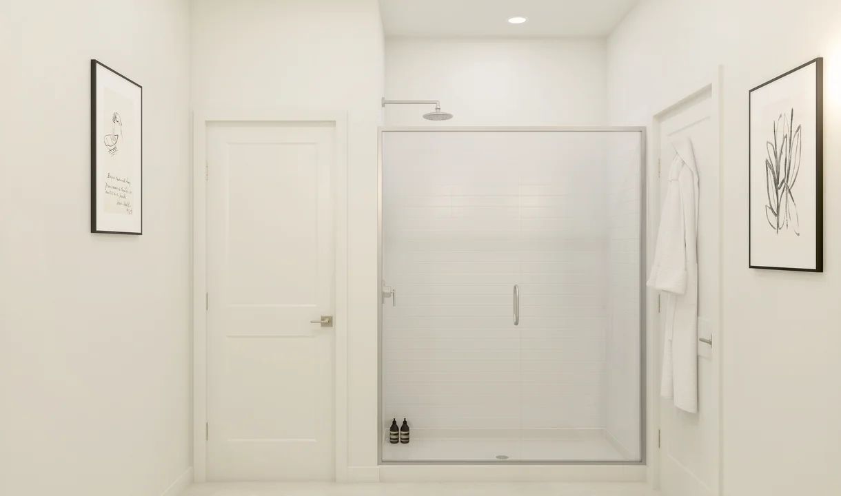 Primary bath with shower