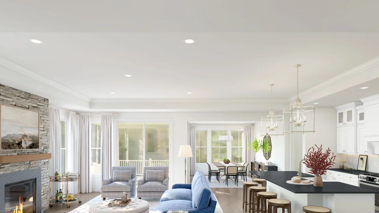 Open floorplan concept