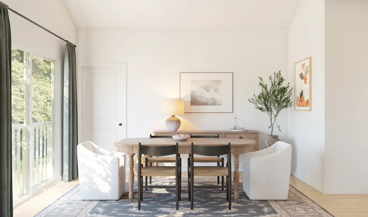 Dining area with access to optional covered deck