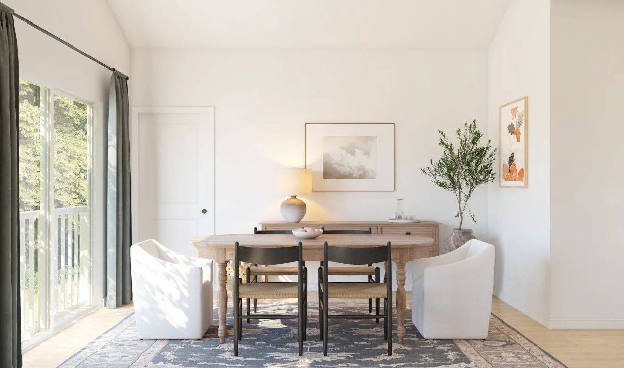 Dining area with access to optional covered deck