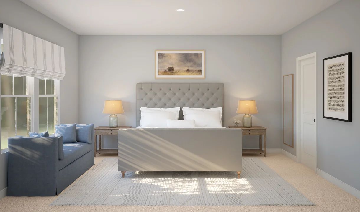 Primary suite with private bath