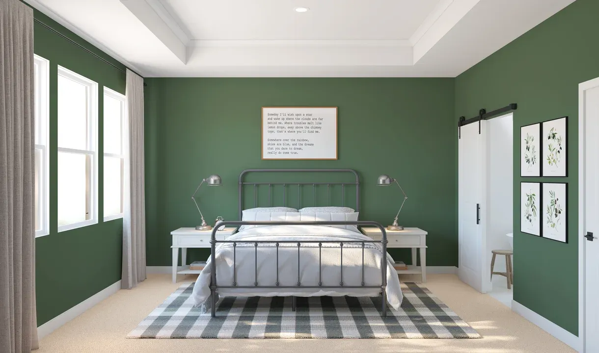 Primary suite with private bath