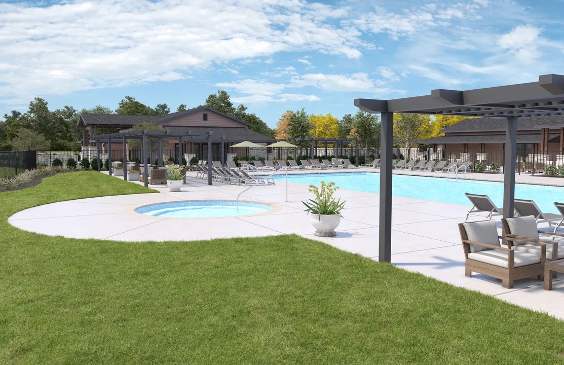 Outdoor Pool and Sitting Area