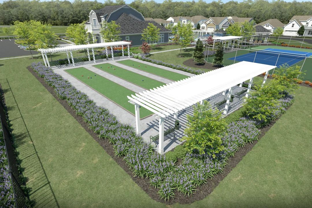 Bocce and Tennis Court-Artist Rendering