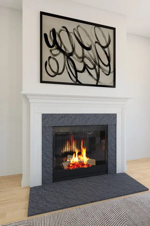 Optional Fireplace-Artist Rendering