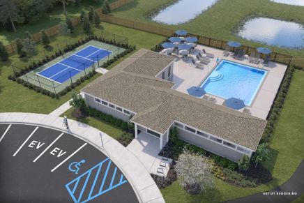 Clubhouse Aerial -  Artist Rendering