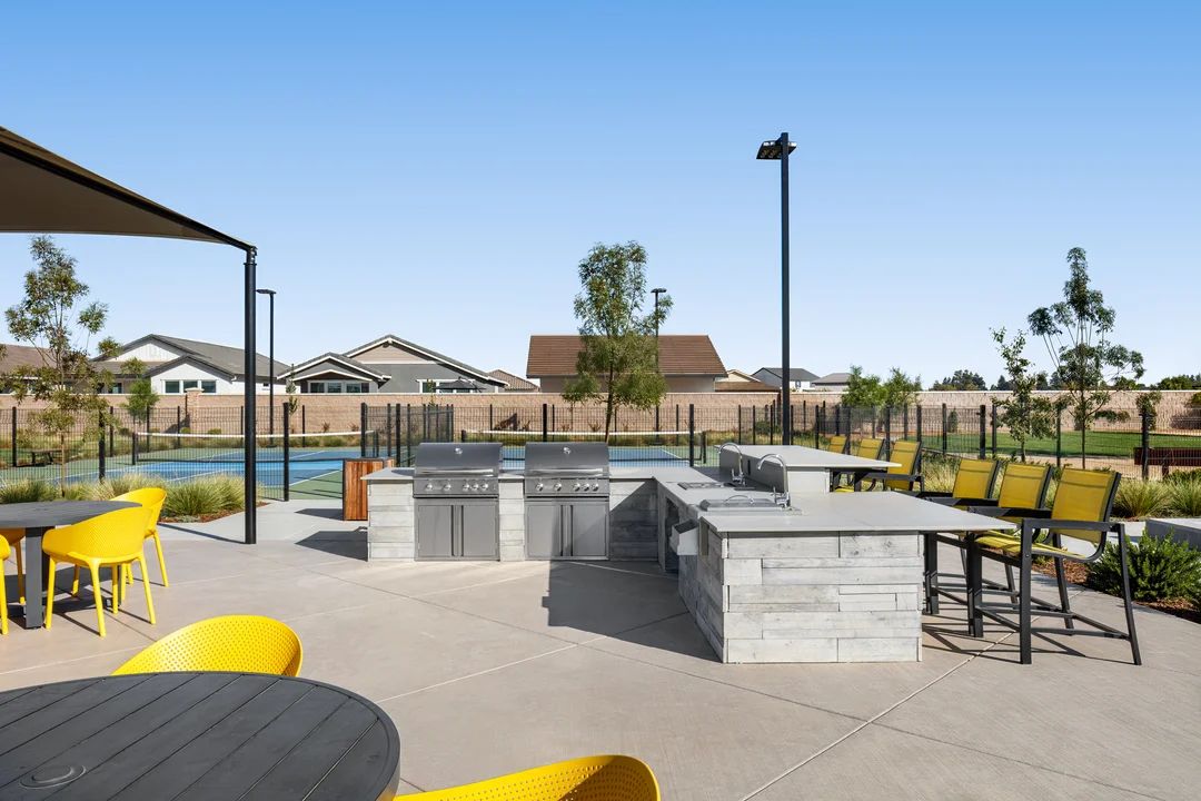 Barbecue Area with Grill and Seating