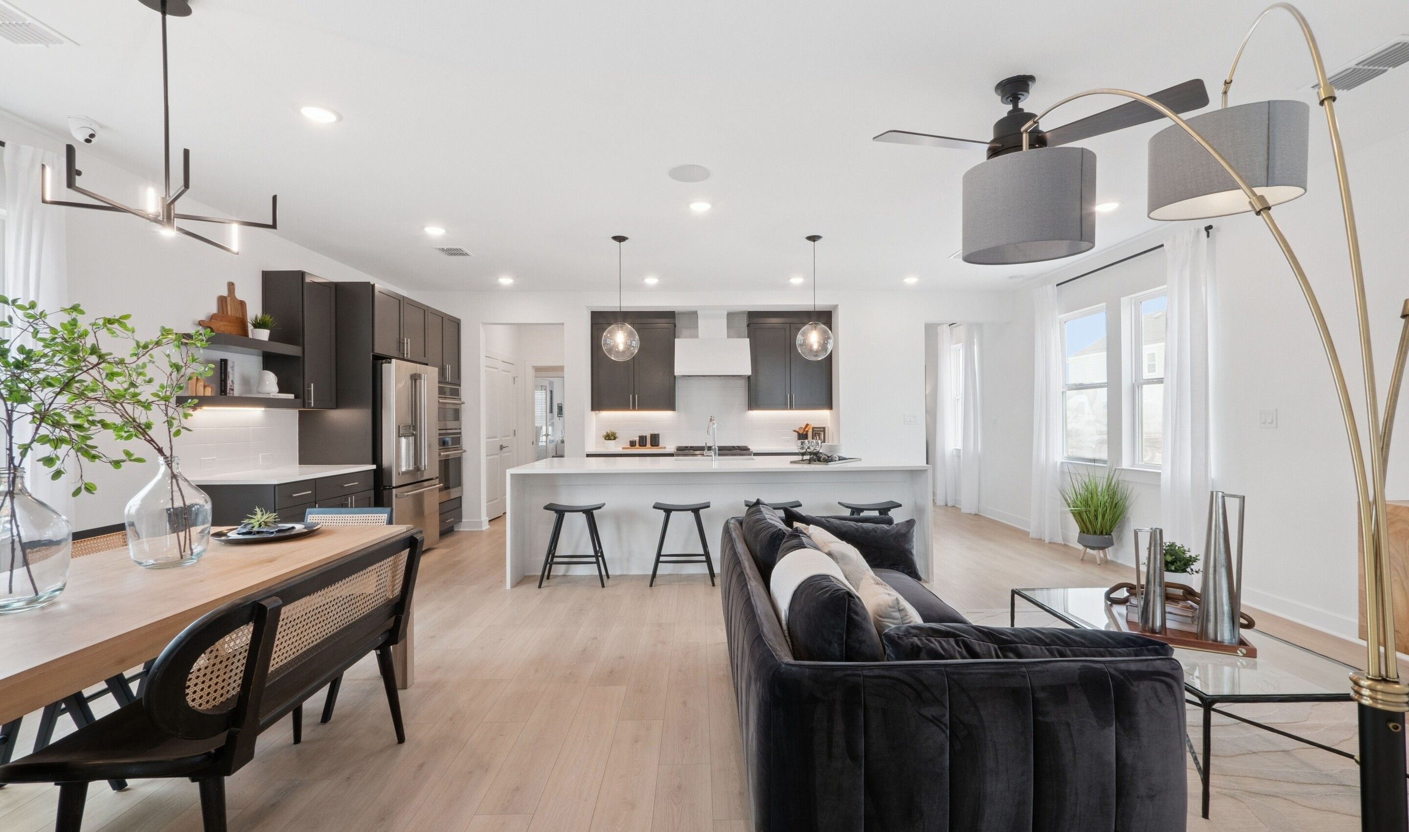 Open concept floorplan