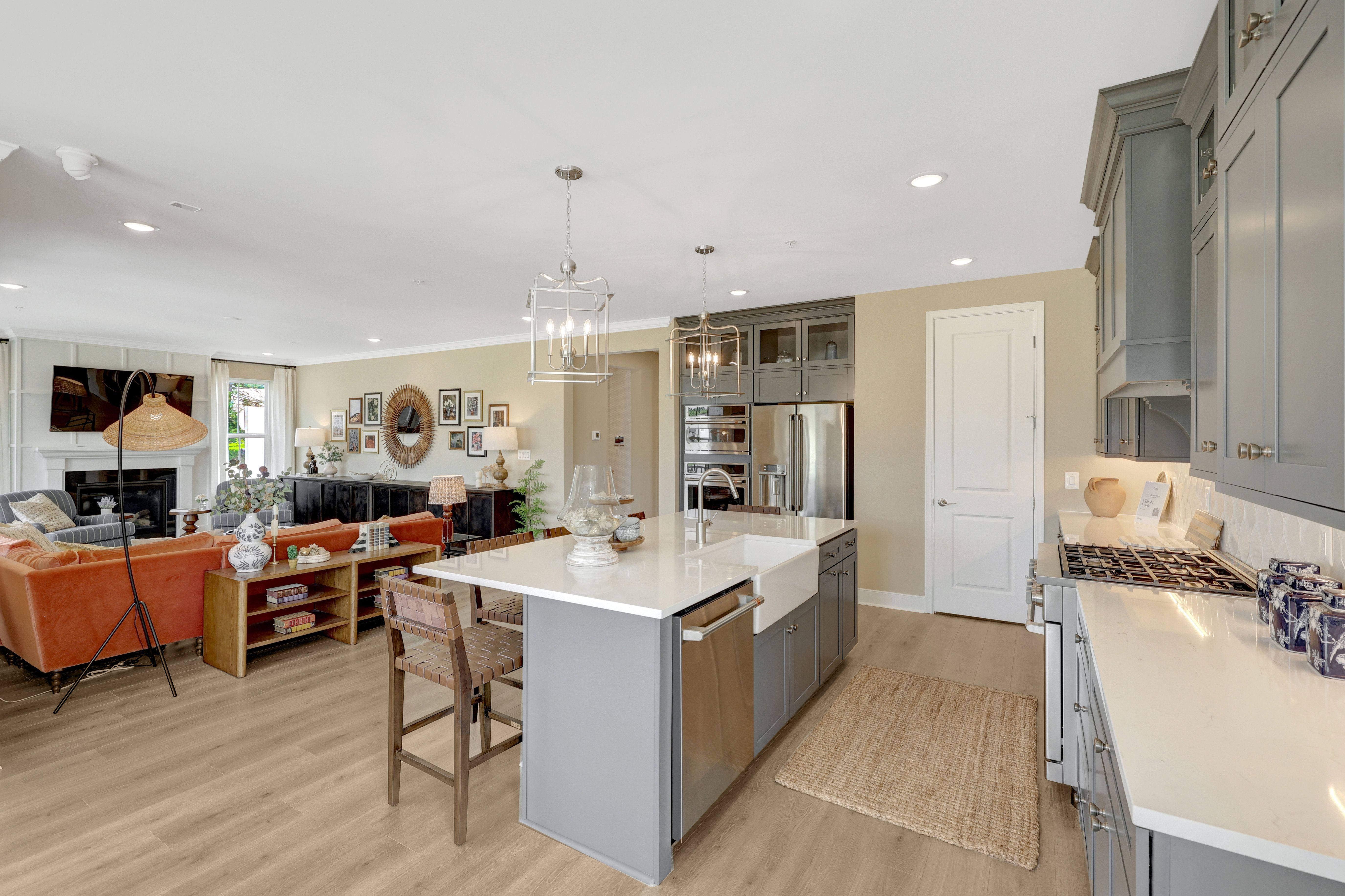 Kitchen overlooking great room