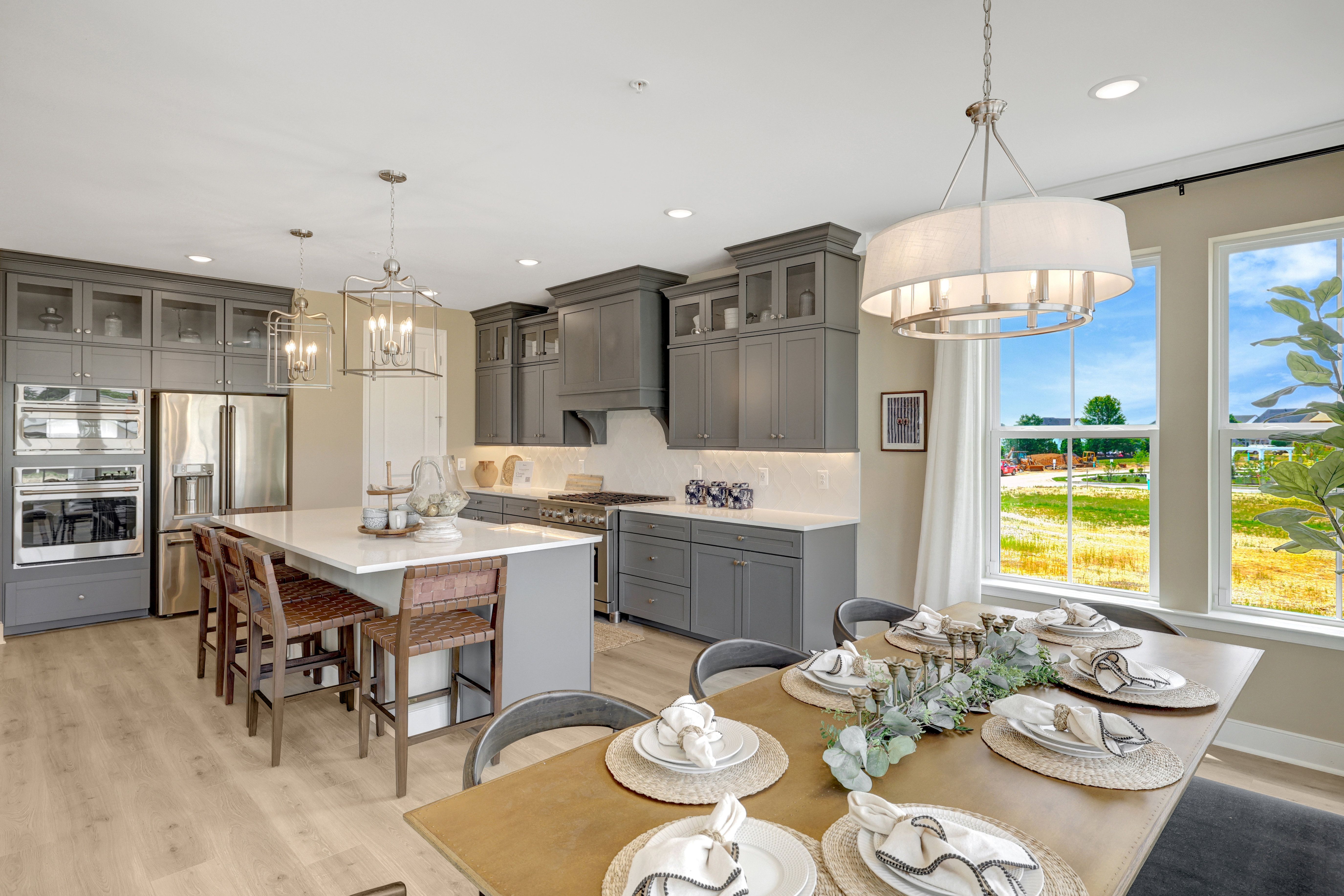 Kitchen and dining area