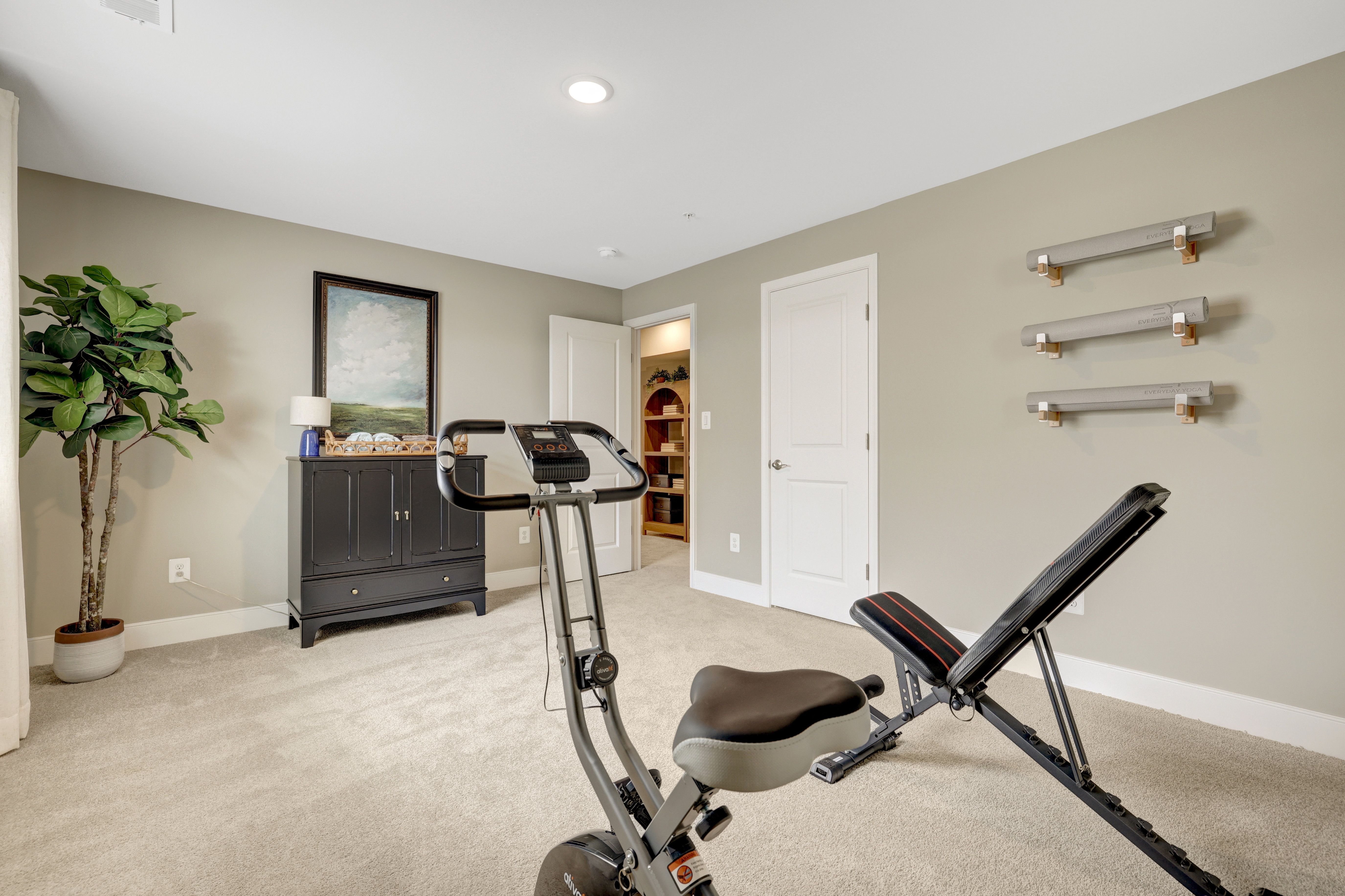 Basement with optional den