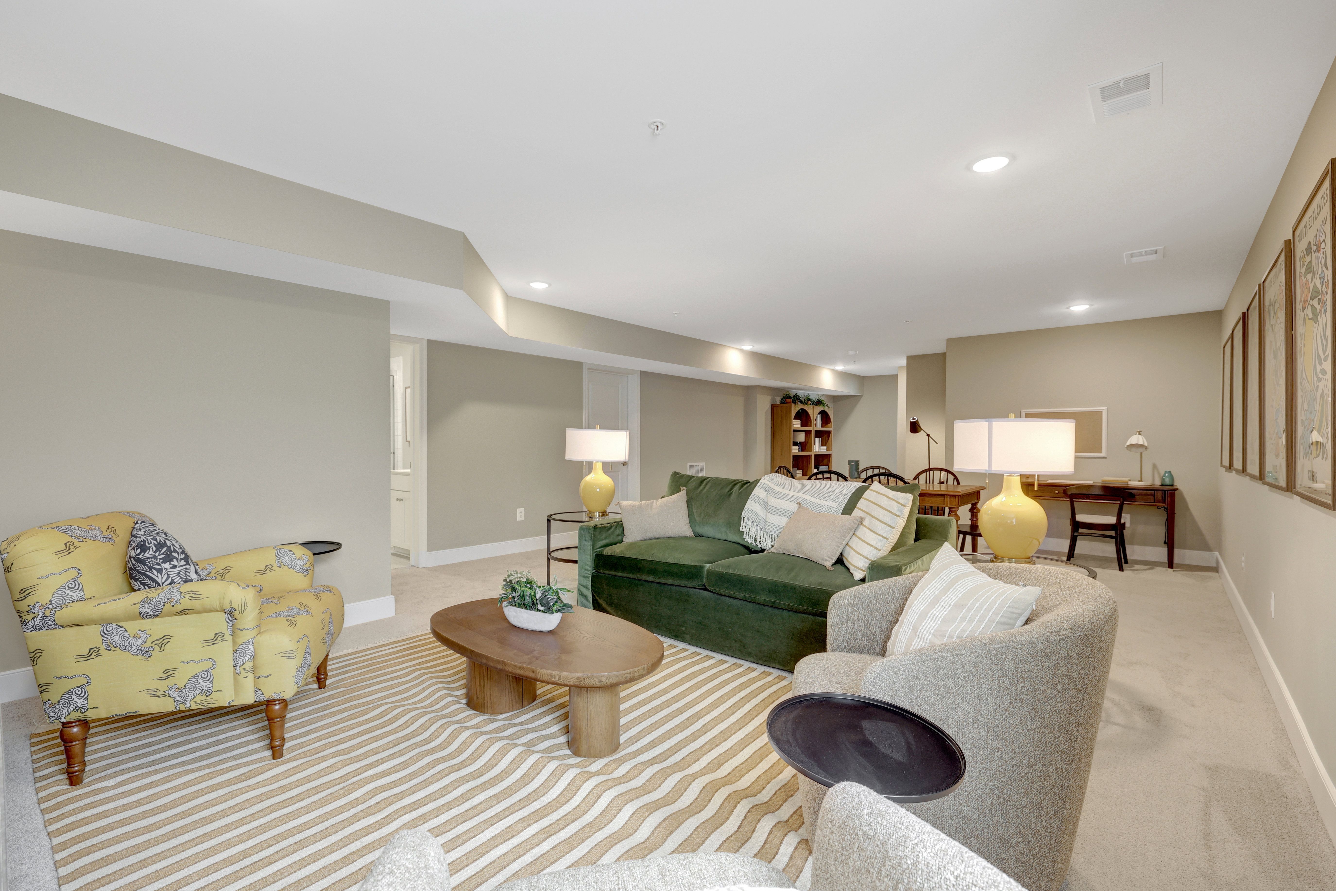 Basement with optional recreation room