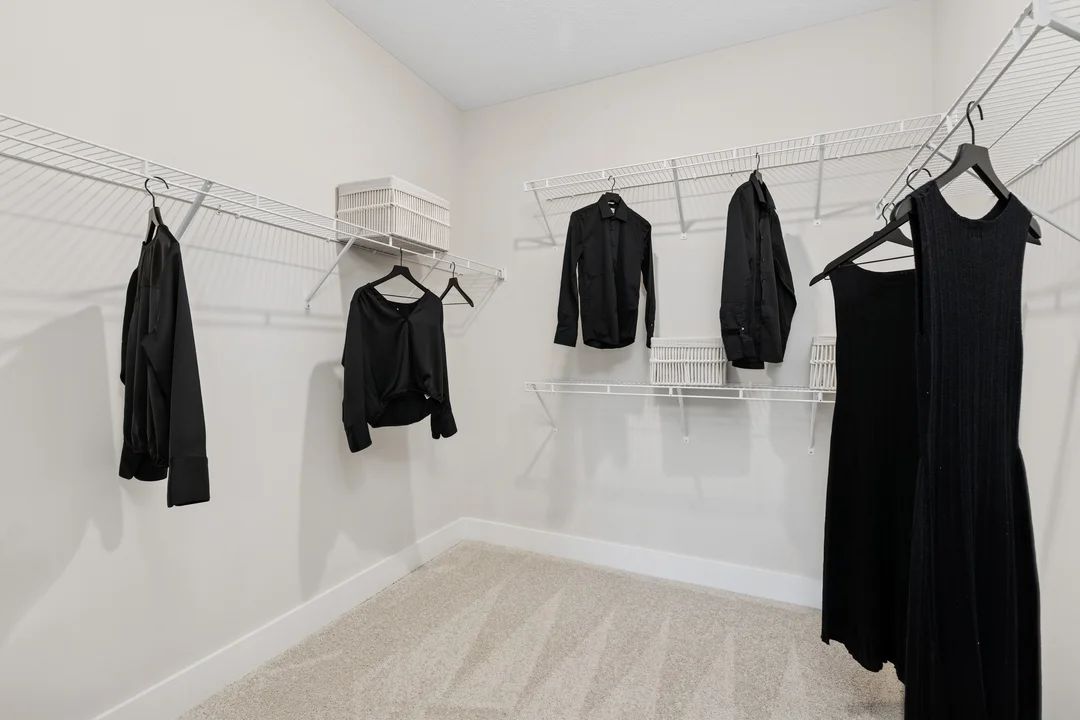 Primary walk-in closet