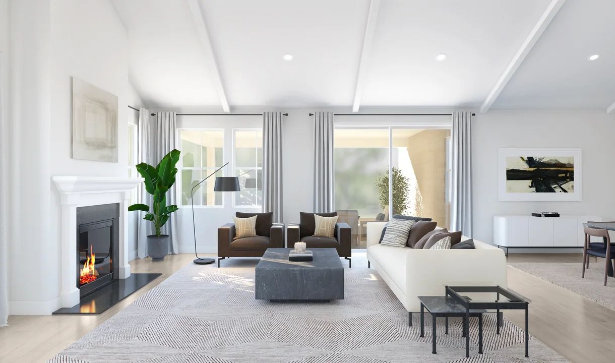 Great room with optional fireplace