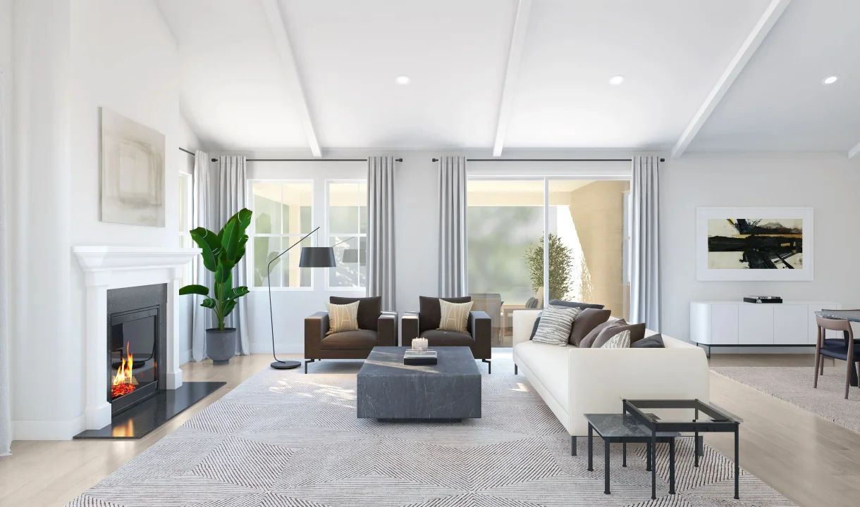 Great room with optional fireplace