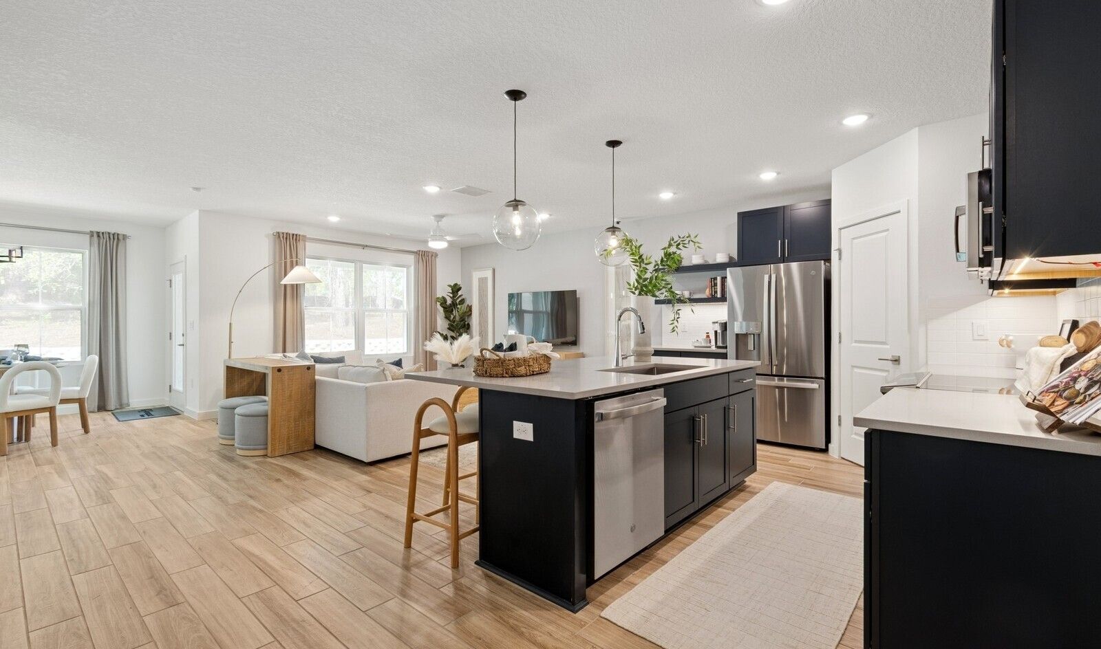 Kitchen overlooking great room